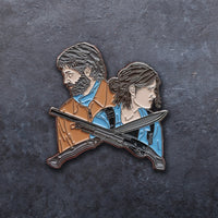 The Last Of Us Part II Ellie & Joel Enamel Pin