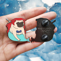 The Little Merpug Hard Enamel Pin