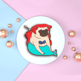 The Little Merpug Hard Enamel Pin